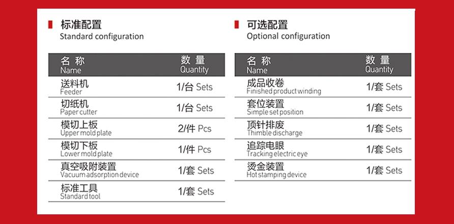 數(shù)控單座模切機配置圖